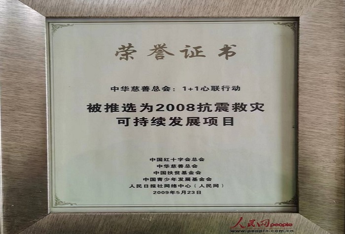 The Sustainable Development Project in Earthquake Relief Work(2008)