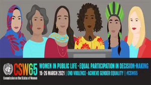 Zhang Yinjun Attends the 65th Session of the United Nations Commission on the Status of Women：Propose that women are an important force for change