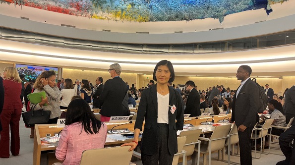 Representatives of Beijing Changier Education Foundation attended the 54th Human Rights Council in Geneva