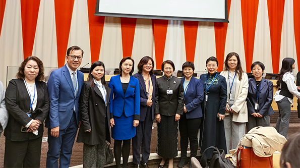 Zhang Yinjun Leads Beijing Changier Education Foundation Delegation to the 69th Session of the UN Commission on the Status of Women