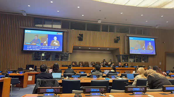 Chairperson Zhang Yinjun Attends and Speaks at the 15th Plenary Session of the 69th United Nations Commission on the Status of Women