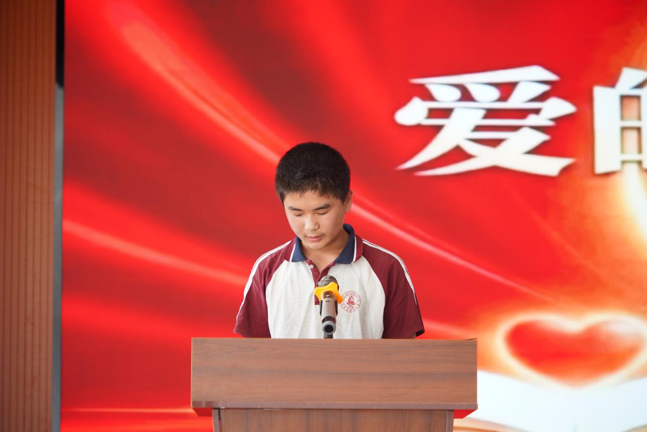 受助学生代表